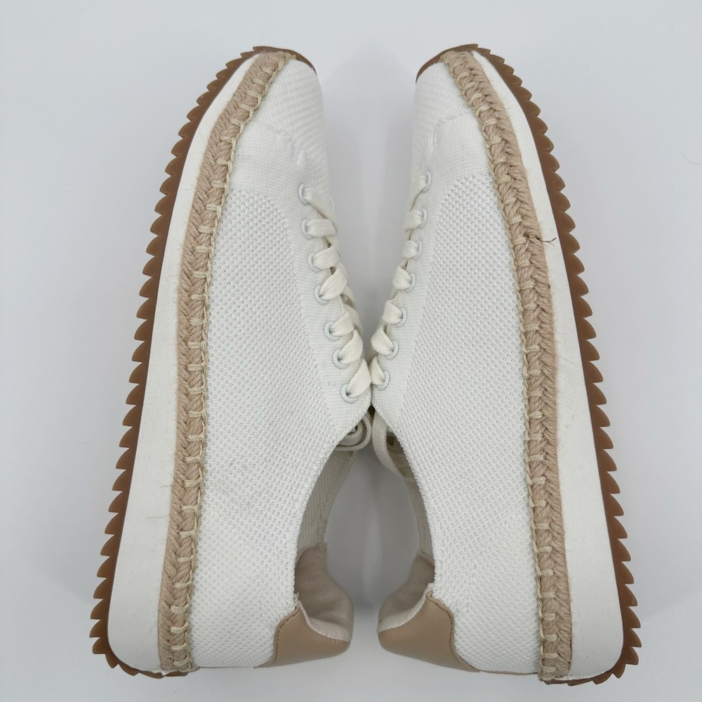 Steven by Steve‎ Madden Espadrille White Sneaker Like New Size 9 - Picture 2 of 9
